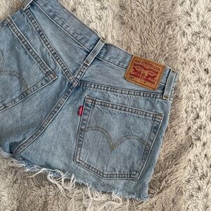 Levi's Women's Light Blue Jean Shorts